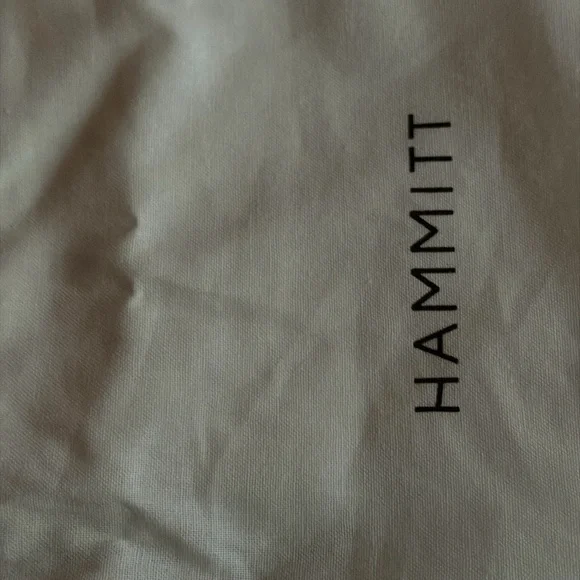 Hammitt Dawn(very light yellow) Pebble Leather Card Wallet with Gold Studs - Picture 6 of 6